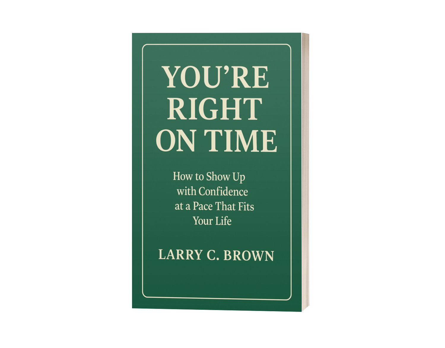 You're Right On Time 3d book cover